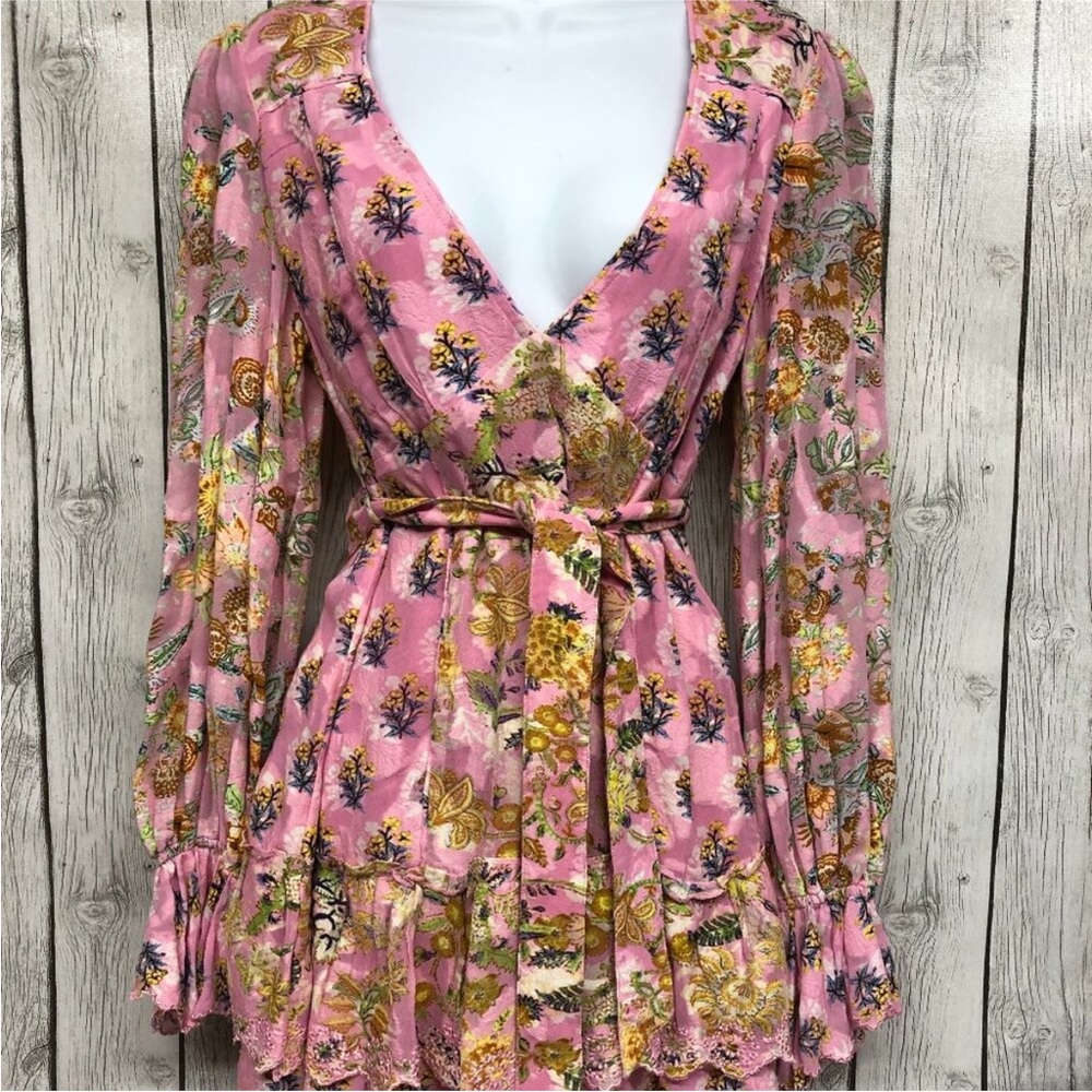 Hemant & Nandita Vibrant Pink Fabric dress new!